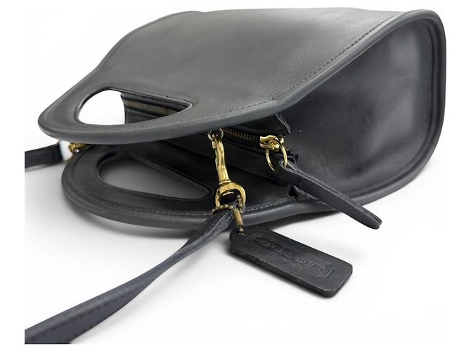 COACH Vintage 9942 Handtasche aus Glove Leather Schwarz - Ansicht 5