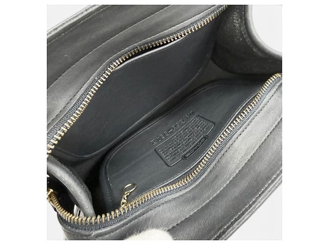 COACH Vintage 9942 Handtasche aus Glove Leather Schwarz - Ansicht 9