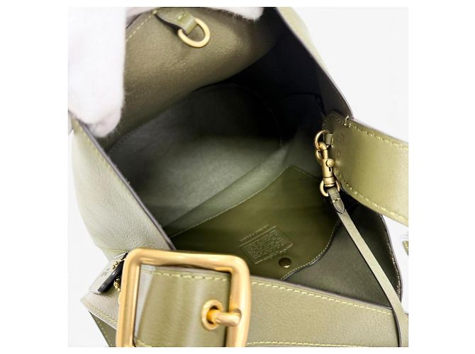 COACH CCC23 Bleeker Beuteltasche Khaki - Ansicht 14
