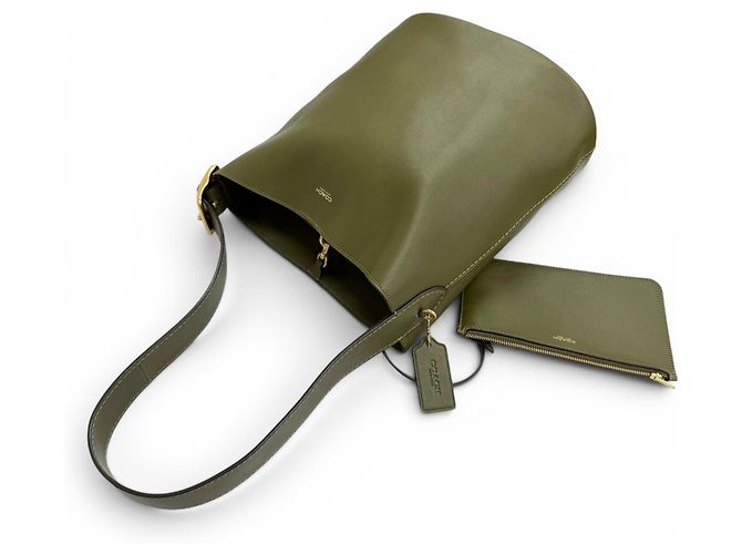 COACH CCC23 Bleeker Beuteltasche Khaki - Ansicht 5