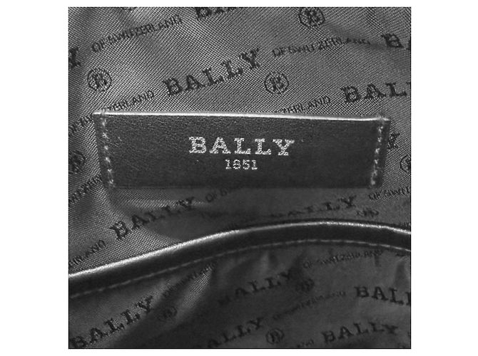 Borsa a tracolla e spalla BALLY MECOY in pelle nera Nero - vista 10