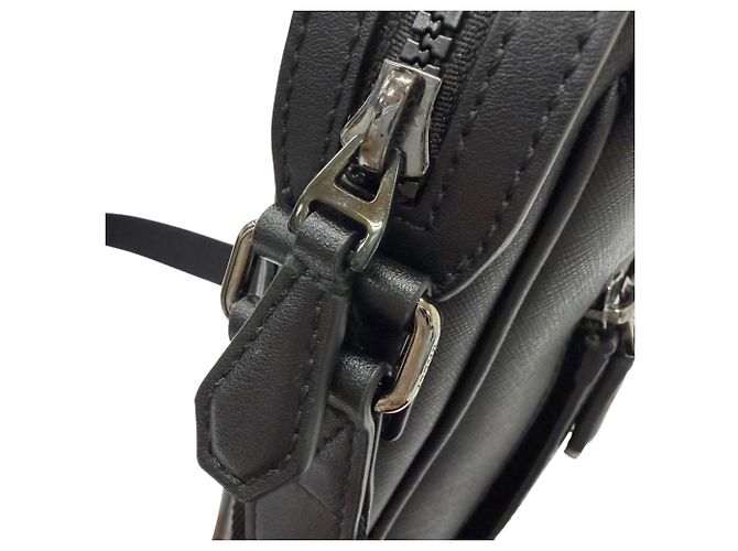 Borsa a tracolla e spalla BALLY MECOY in pelle nera Nero - vista 8