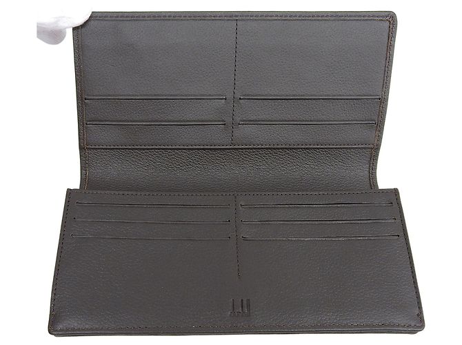 Alfred Dunhill Dunhill Windsor Bi-Fold Long Wallet Dark brown - view 7