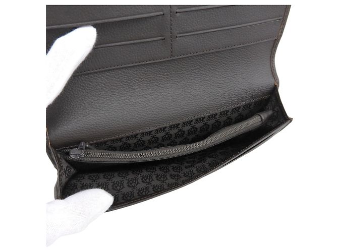 Alfred Dunhill Dunhill Windsor Bi-Fold Long Wallet Dark brown - view 8