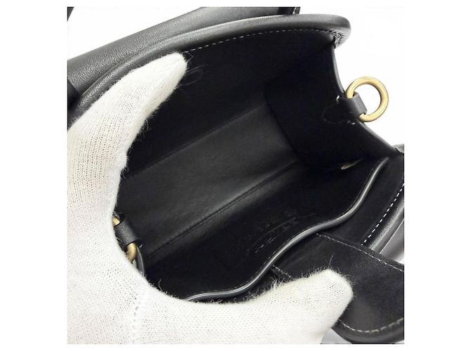 COACH CW643 Safari Tote Bag Schwarz - Ansicht 12