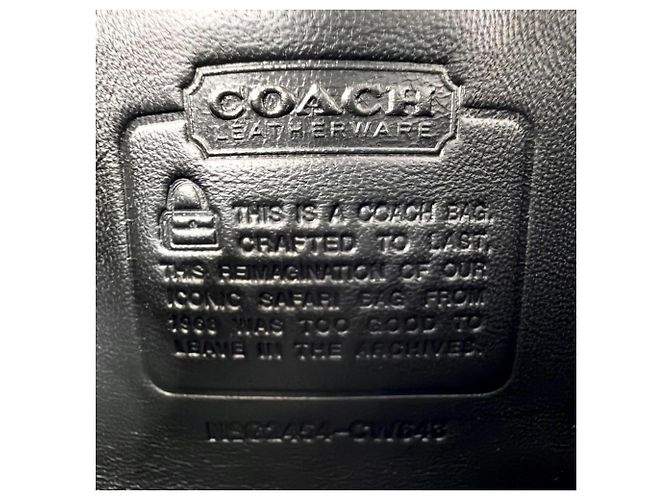 COACH CW643 Safari Tote Bag Schwarz - Ansicht 13