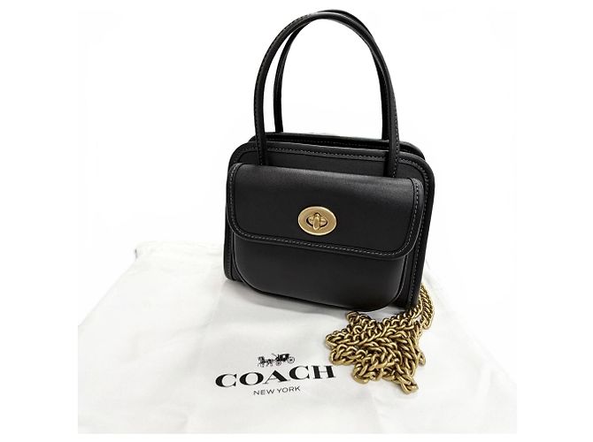 COACH CW643 Safari Tote Bag Schwarz - Ansicht 2