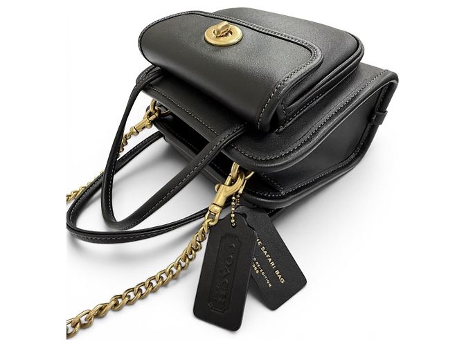 COACH CW643 Safari Tote Bag Schwarz - Ansicht 5