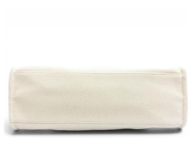 Bally Akelei Large Tote Bag aus Canvas mit Leder-Logo-Patch Braun Roh - Ansicht 5