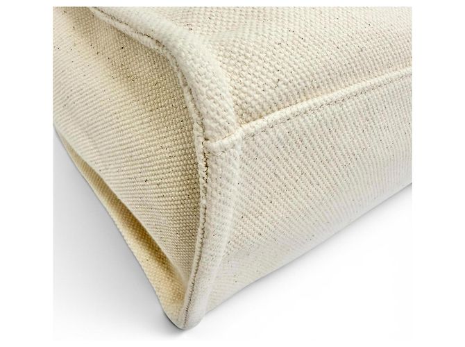 Bally Akelei Large Tote Bag aus Canvas mit Leder-Logo-Patch Braun Roh - Ansicht 6