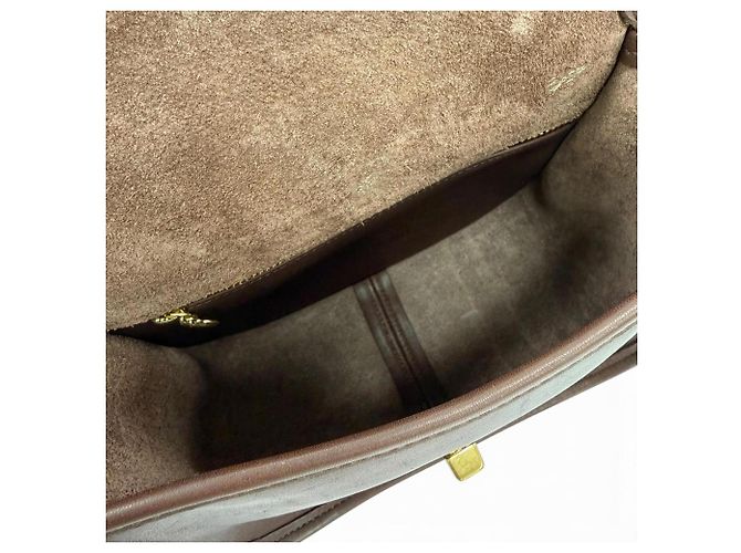 COACH Vintage 9965 Schultertasche aus Leder Braun - Ansicht 6