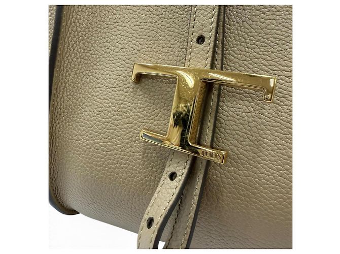 Borsa Tote Small T-Timeless di Tod's Beige - vista 9