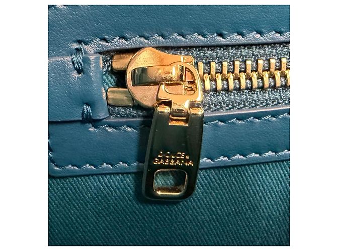 Borsa Tote Dolce & Gabbana in pelle rossa e tela Rosso - vista 11