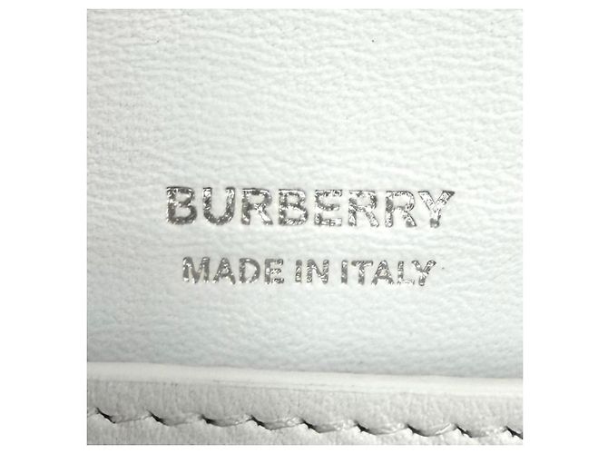 Burberry Olympia Mini Leather Shoulder Bag White - view 10