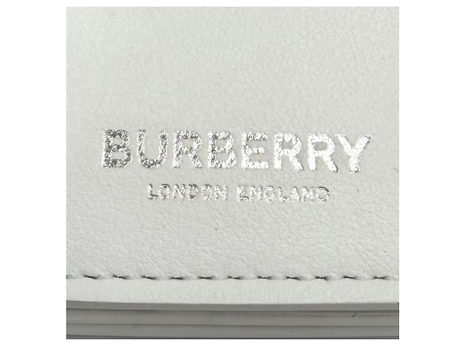 Burberry Olympia Mini Leather Shoulder Bag White - view 9