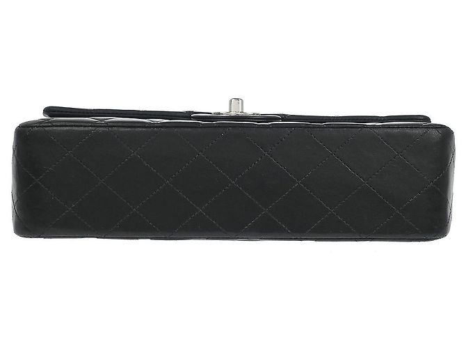 Chanel Classic Double Flap Quilted Lambskin Medium Schwarz - Ansicht 3