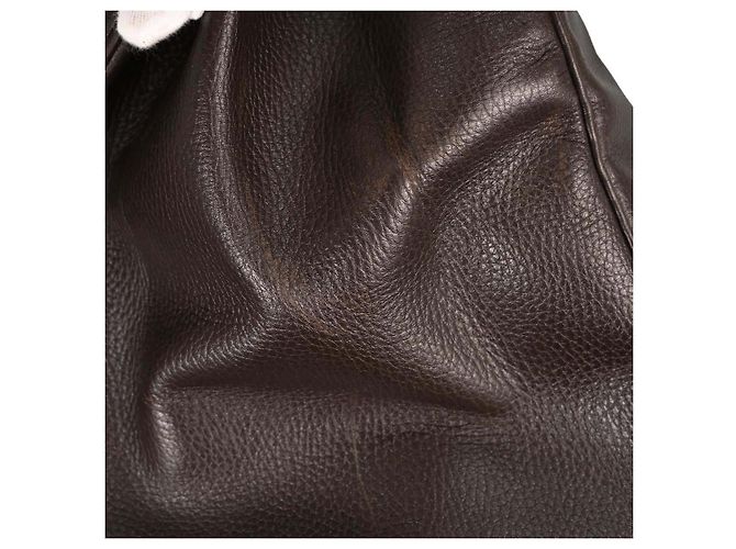 Hermès Hermes HAC Birkin Brown Ardennes con Gold Hardware 45 Marrone - vista 3