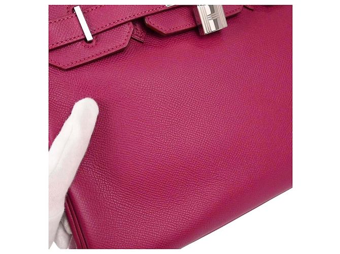 Hermès Hermes Birkin Red Epsom con Gold Hardware 30 Rosa - vista 4