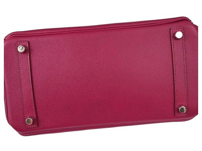 Hermès Hermes Birkin Red Epsom con Gold Hardware 30 Rosa - vista 6