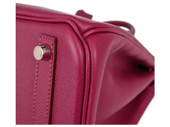 Hermès Hermes Birkin Red Epsom con Gold Hardware 30 Rosa - vista 7