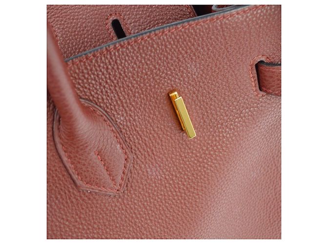 Hermès Hermes Birkin Red Togo con Gold Hardware 35 Rosso - vista 7