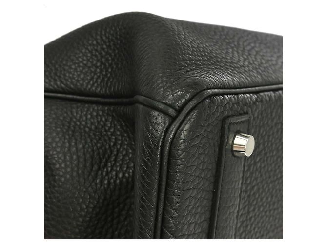 Hermès Hermes Birkin Black Togo com Palladium Hardware 40 Preto - vista 6