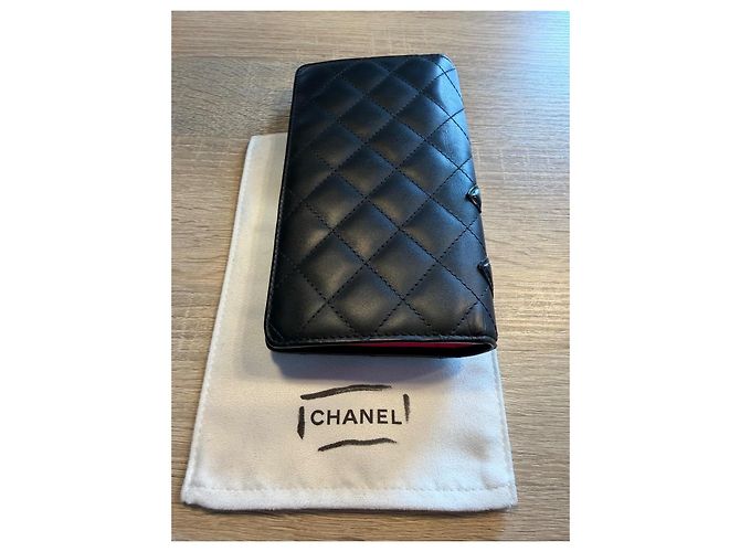 Cartera Chanel Cambon de Cuir Negro - vista 3