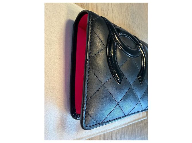 Cartera Chanel Cambon de Cuir Negro - vista 4