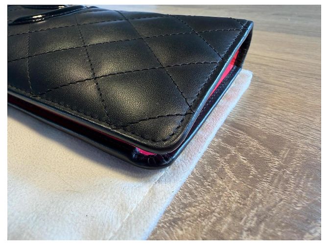 Cartera Chanel Cambon de Cuir Negro - vista 7