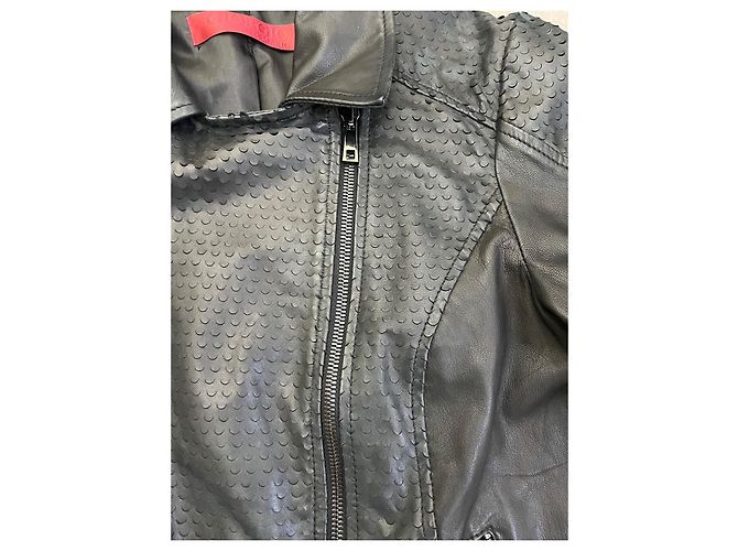 Giorgio & Mario schwarze Lammlederjacke - Ansicht 9