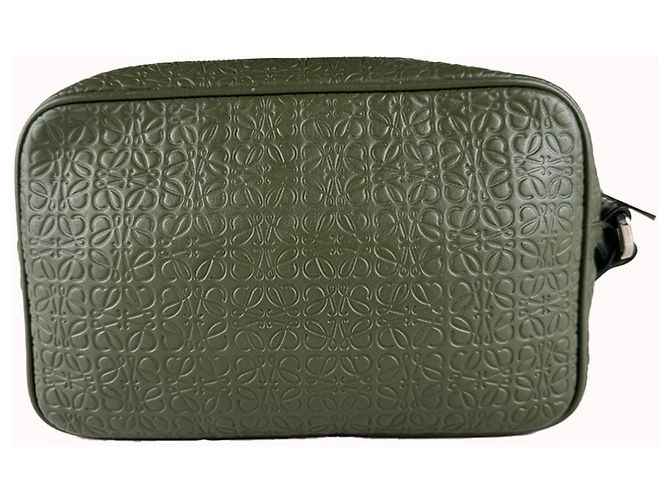 Seconda borsa da uomo Loewe Anagram in pelle Cachi - vista 3