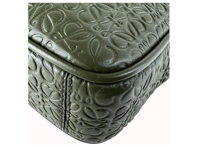 Seconda borsa da uomo Loewe Anagram in pelle Cachi - vista 8