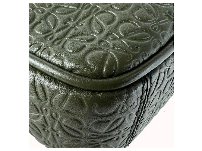 Seconda borsa da uomo Loewe Anagram in pelle Cachi - vista 9