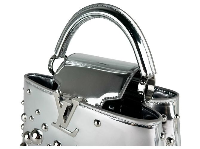 Capucines Borsa a mano e borsa a tracolla Louis Vuitton Argento - vista 10