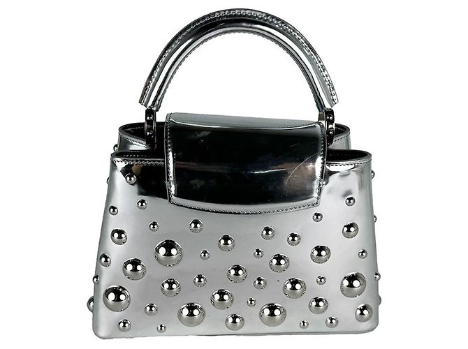 Capucines Borsa a mano e borsa a tracolla Louis Vuitton Argento - vista 3