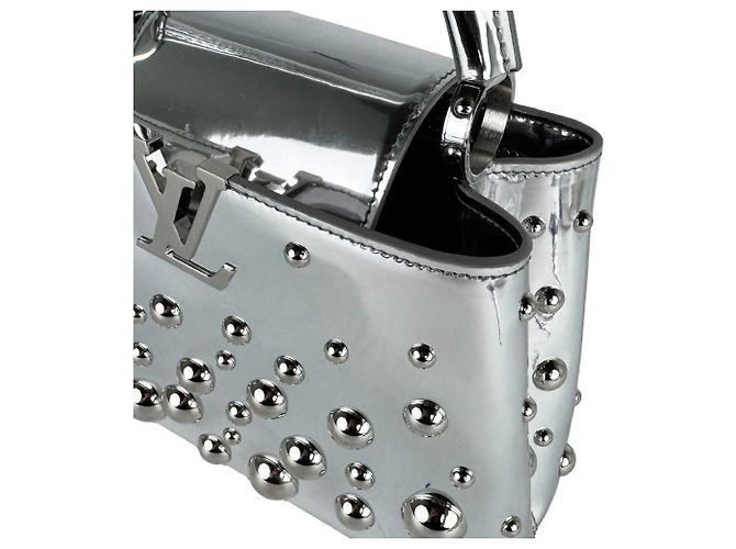 Capucines Borsa a mano e borsa a tracolla Louis Vuitton Argento - vista 6