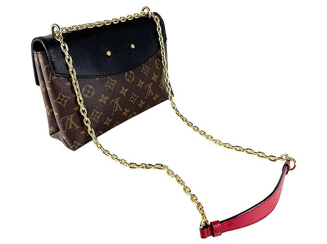 Borsa a tracolla Louis Vuitton Monogram Nero Monogramma - vista 10