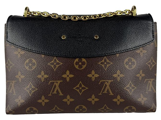 Borsa a tracolla Louis Vuitton Monogram Nero Monogramma - vista 3