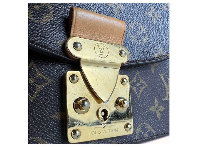 Borsa a tracolla Louis Vuitton Monogram Eden PM Marrone Rosso Monogramma - vista 10