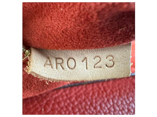Borsa a tracolla Louis Vuitton Monogram Eden PM Marrone Rosso Monogramma - vista 12