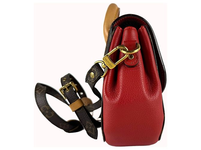 Borsa a tracolla Louis Vuitton Monogram Eden PM Marrone Rosso Monogramma - vista 2
