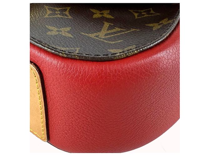 Borsa a tracolla Louis Vuitton Monogram Eden PM Marrone Rosso Monogramma - vista 8