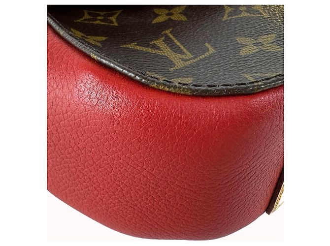 Borsa a tracolla Louis Vuitton Monogram Eden PM Marrone Rosso Monogramma - vista 9