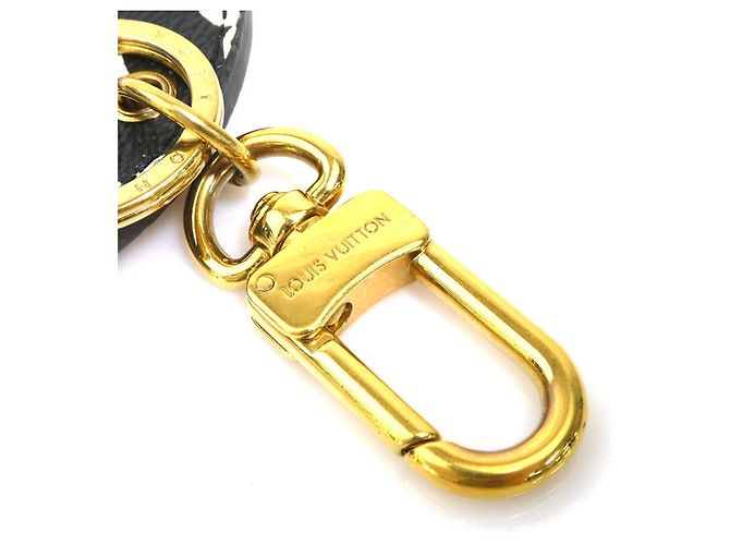 Louis Vuitton Portachiavi Charm Portefeuille Illustré Nero Bianco Arancione - vista 5