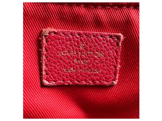 Borsa a tracolla Louis Vuitton Monogram Tournelle PM Marrone Rosso Monogramma - vista 12