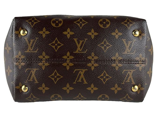 Borsa a tracolla Louis Vuitton Monogram Tournelle PM Marrone Rosso Monogramma - vista 4