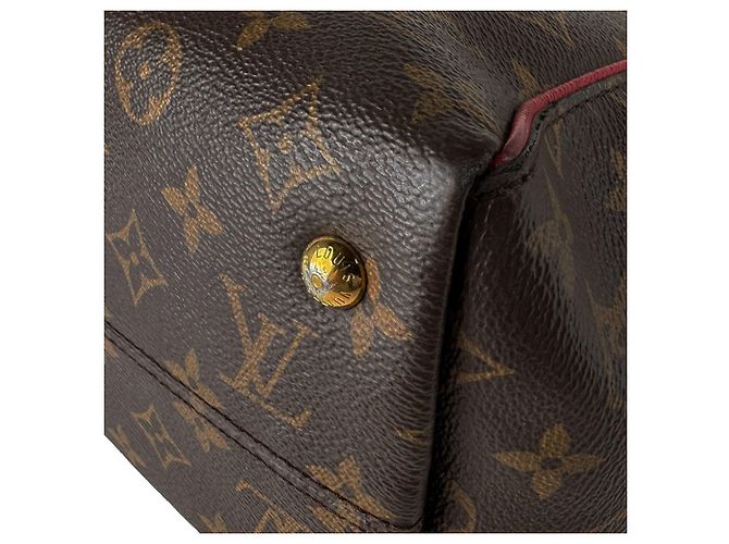 Borsa a tracolla Louis Vuitton Monogram Tournelle PM Marrone Rosso Monogramma - vista 8