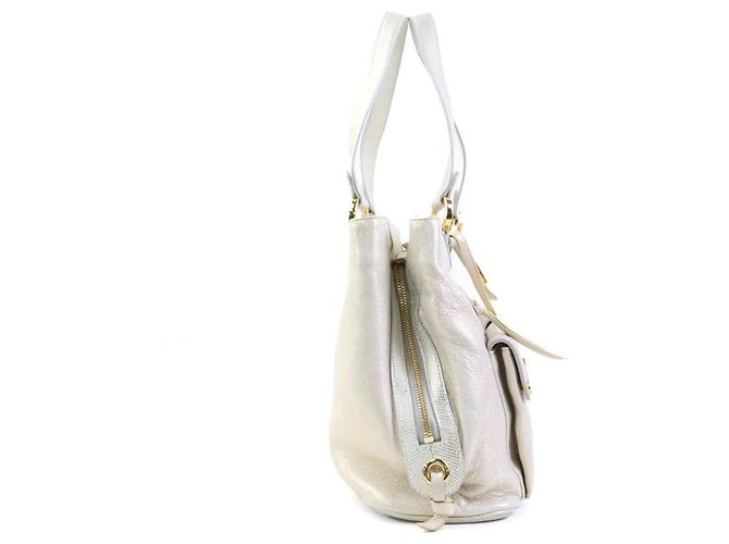 Borsa in pelle Bulgari BVLGARI Bianco - vista 2