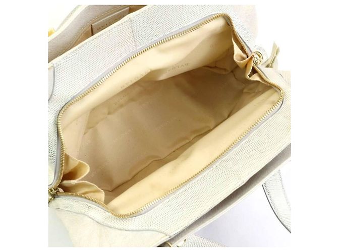 Borsa in pelle Bulgari BVLGARI Bianco - vista 6