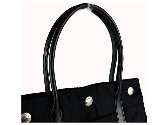 Prada Handtasche aus Nylon und Leder Schwarz - Ansicht 10